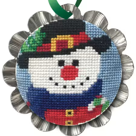 Jolly Snowman Tin Kit Cross Stitch Kit