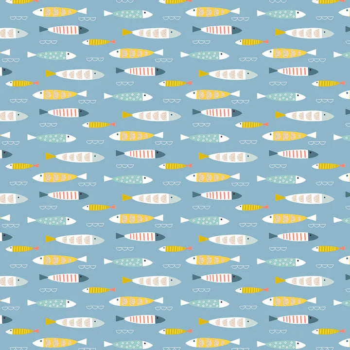 Coast by Dashwood Studio, Fishy - End of Bolt 1.5yds