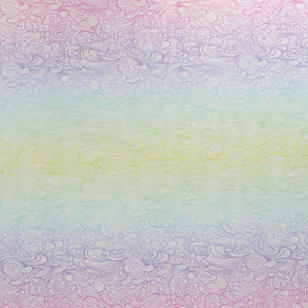 FABRICS Tula Pink Floral Reef Collection: Making Waves Vinyl by the half yard