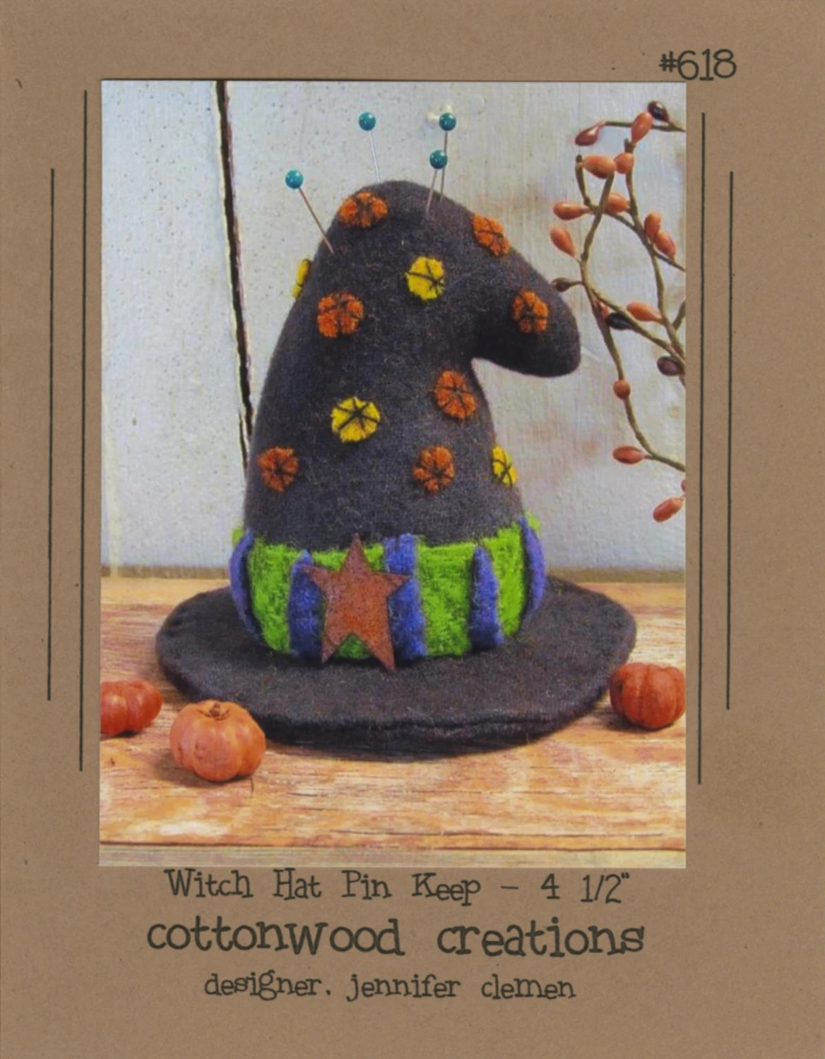 Witch Hat Pin Keeper Pattern