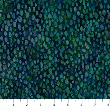 Autumn Breeze, Dark Teal Pebble Texture from Northcott, by the yard