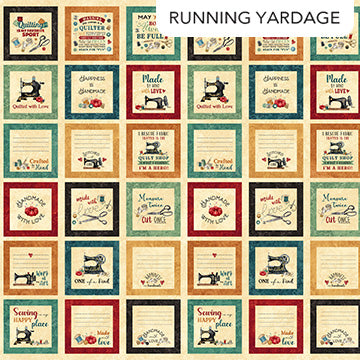 Stonehenge Stitchin Quilt Labels Running yardage