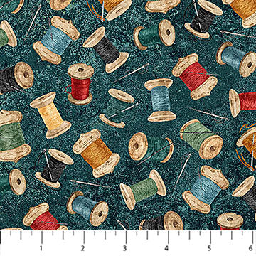 Stonehenge Stitchin Teal Threads by the yard
