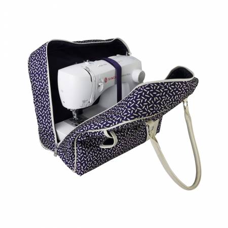 Sewing Machine Carry Tote Plum Confetti