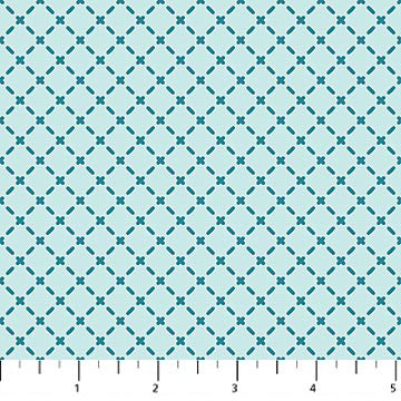 Night Owl by Patrick Lose-Aqua Quilty- Flannel by the yard