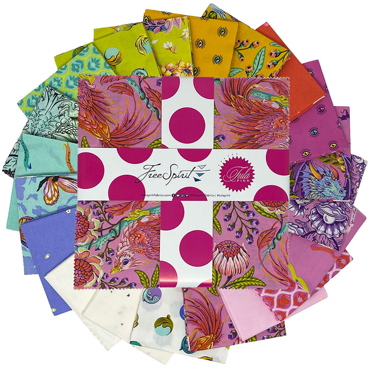 FreeSpirit Fabrics Legendary by Tula Pink Legendary Ten Inch Charm Pack Layer Cake 42 pcs