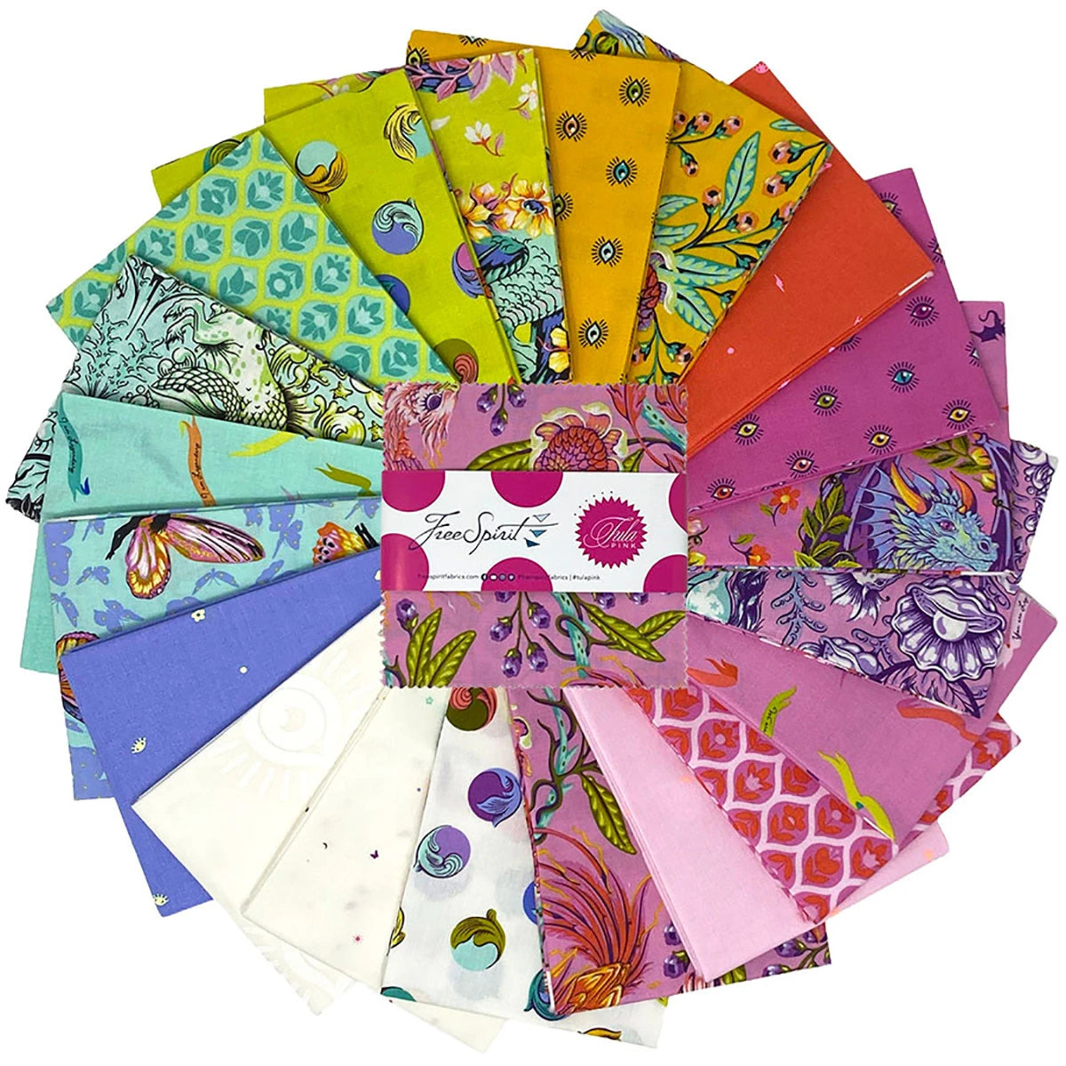 FreeSpirit Fabrics Legendary by Tula Pink Legendary 5 Inch Charm Pack 42 pcs FreeSpirit Fabrics