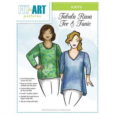 Tabula Rasa Knit Tee & Tunic Pattern