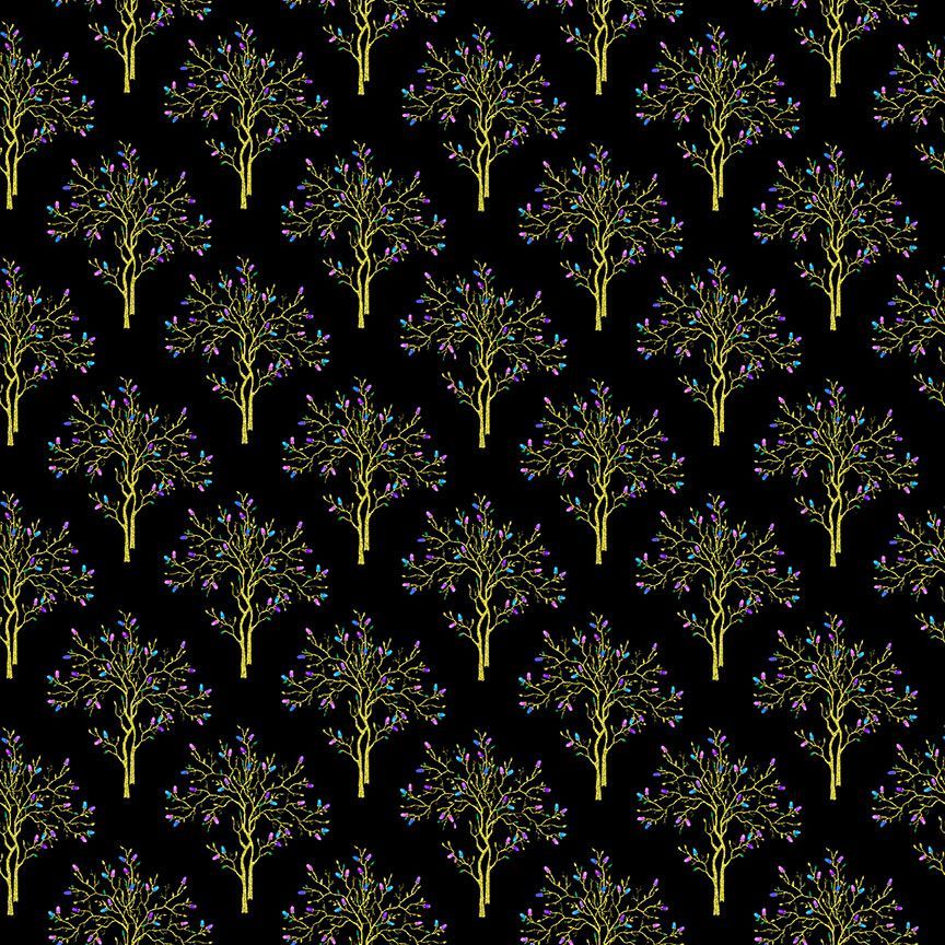 METALLIC TREES from LUMINIOUS BY TIMELESS TREASURES, by the yard
