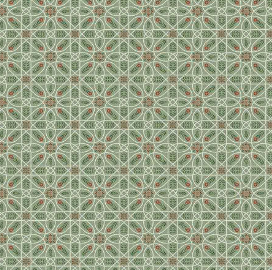 Mini Brophy Trellis - Sage || The Cotswold Holiday Collection