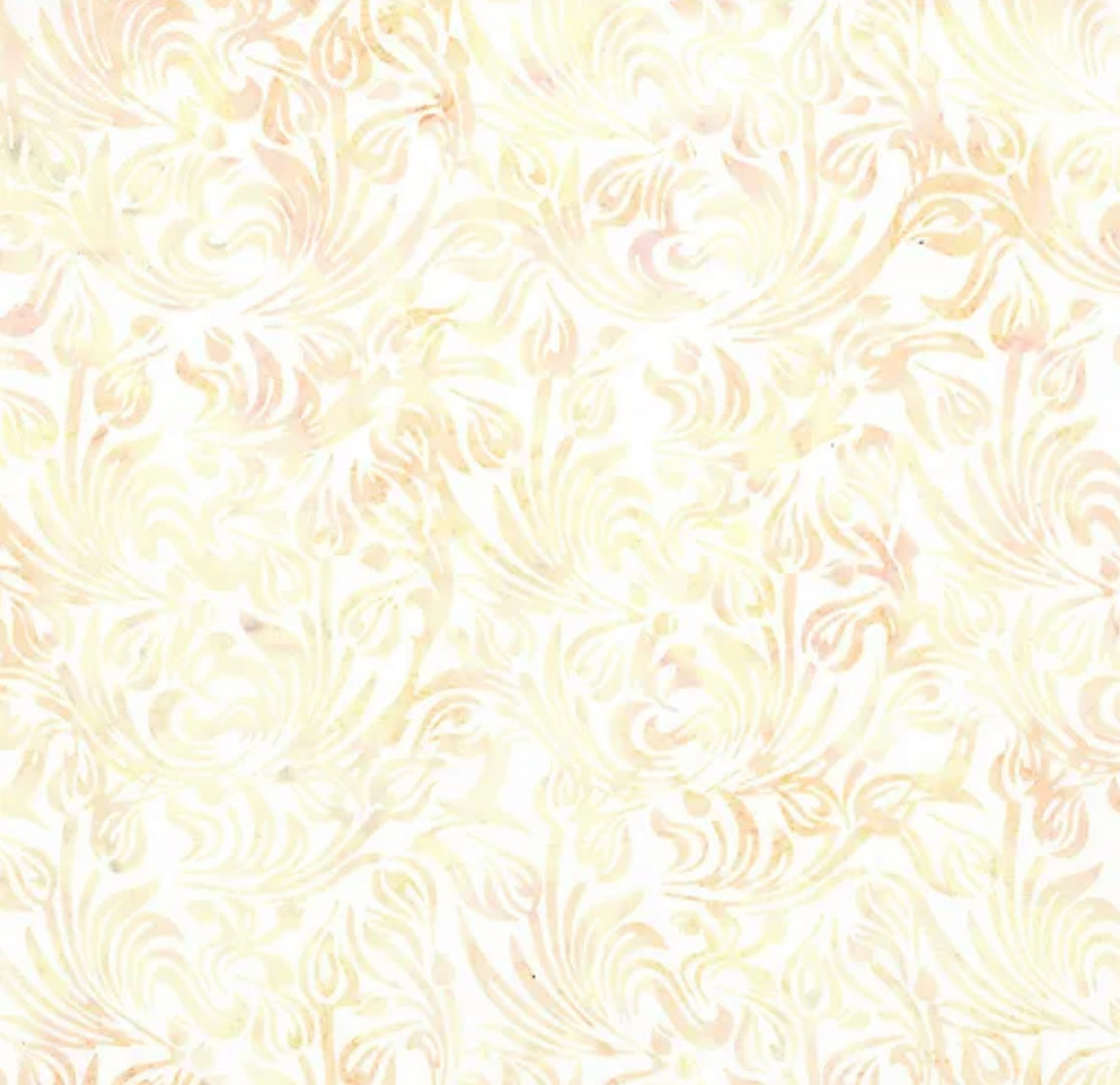 Milk Tulips Leaves Batik by Anthology