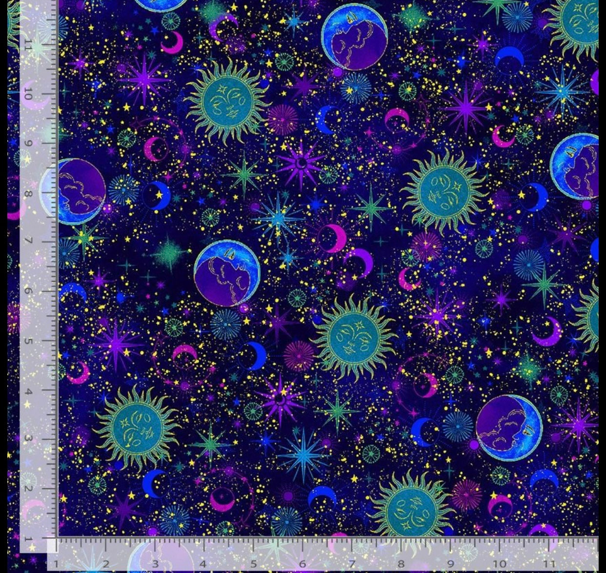 SUN MOON STAR CELESTIAL GALAXY MET
by the yard