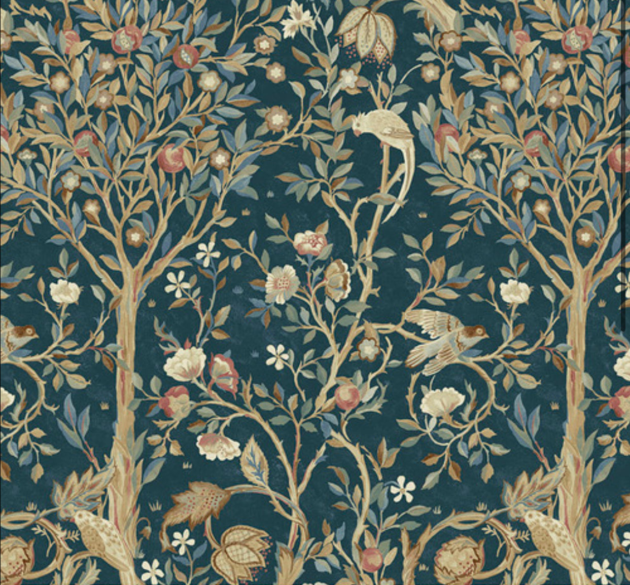 Melsetter - Indigo || The Original Morris & Co. by the yard