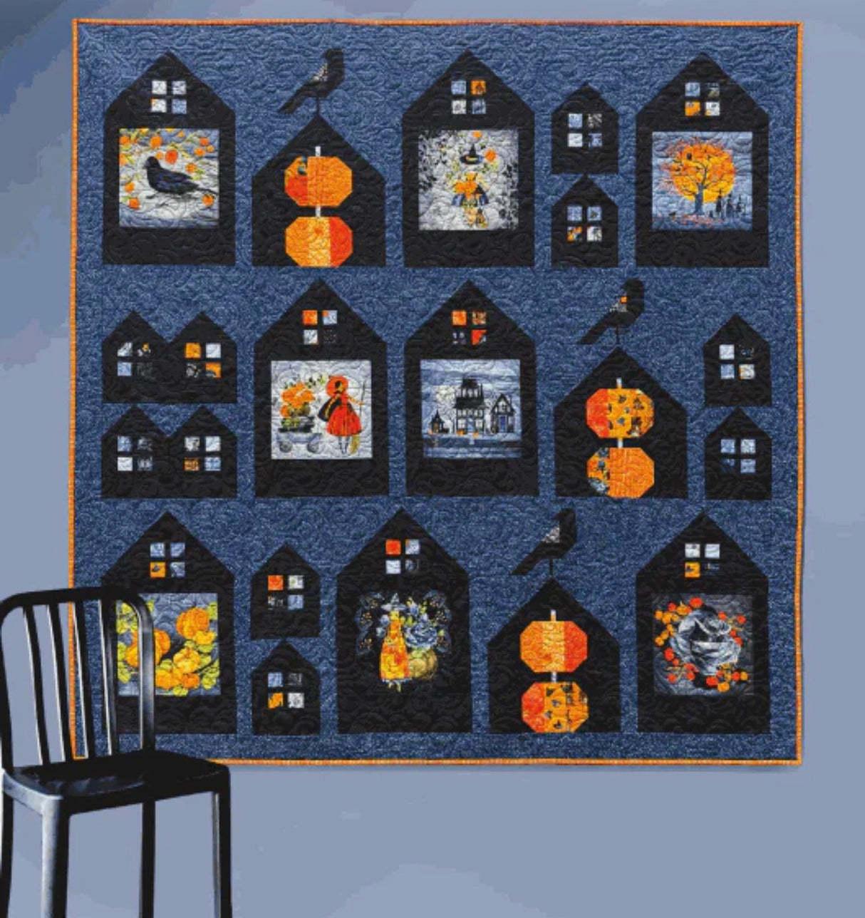 KIT: Neighborhood Views Quilt Kit featuring Coven by Robin Pickens for Moda Fabrics (65.5” x 67.5”)
