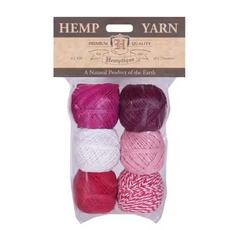 Hemp Yarn Bon Bons Set Love