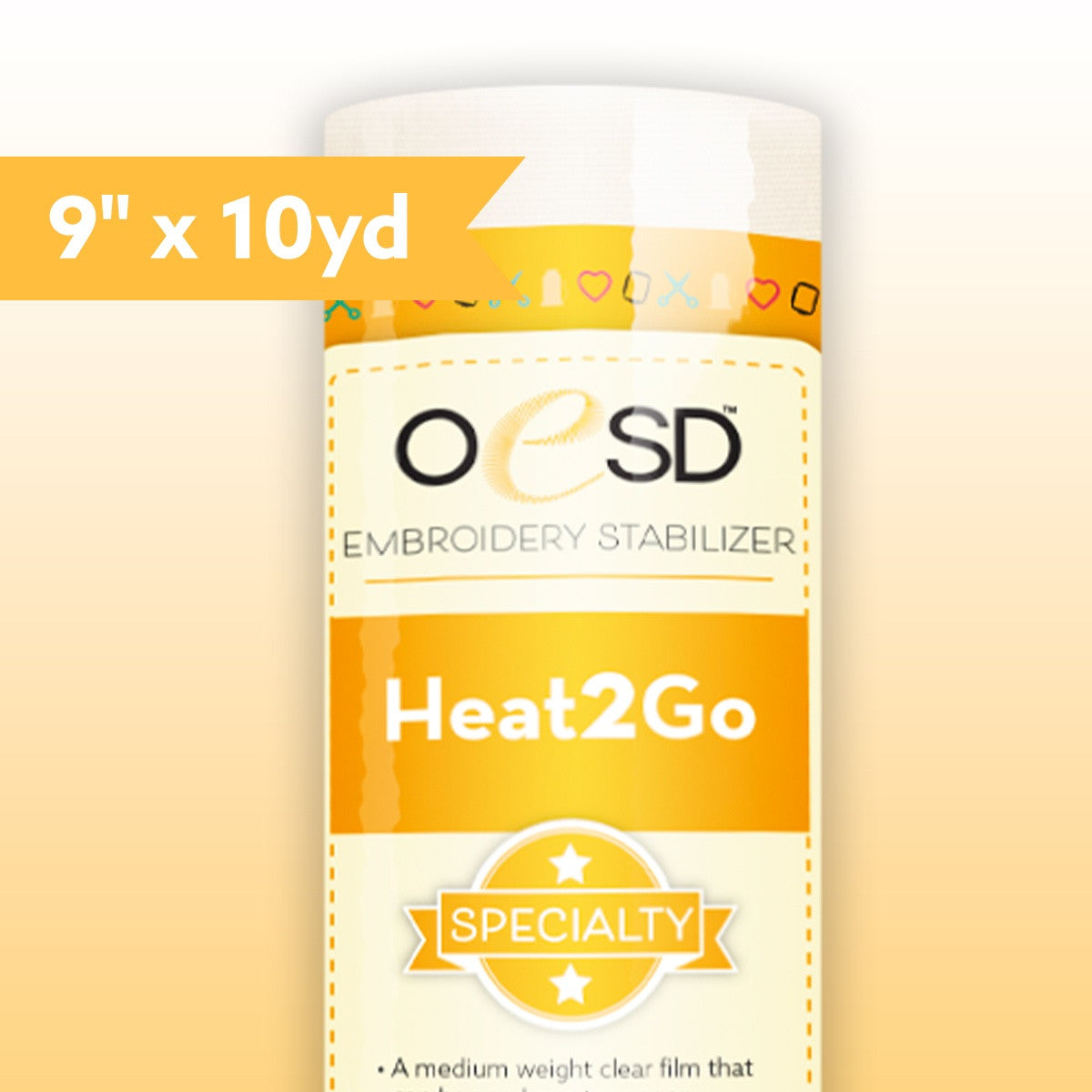 Heat to Go 9in x 10yd OESD
