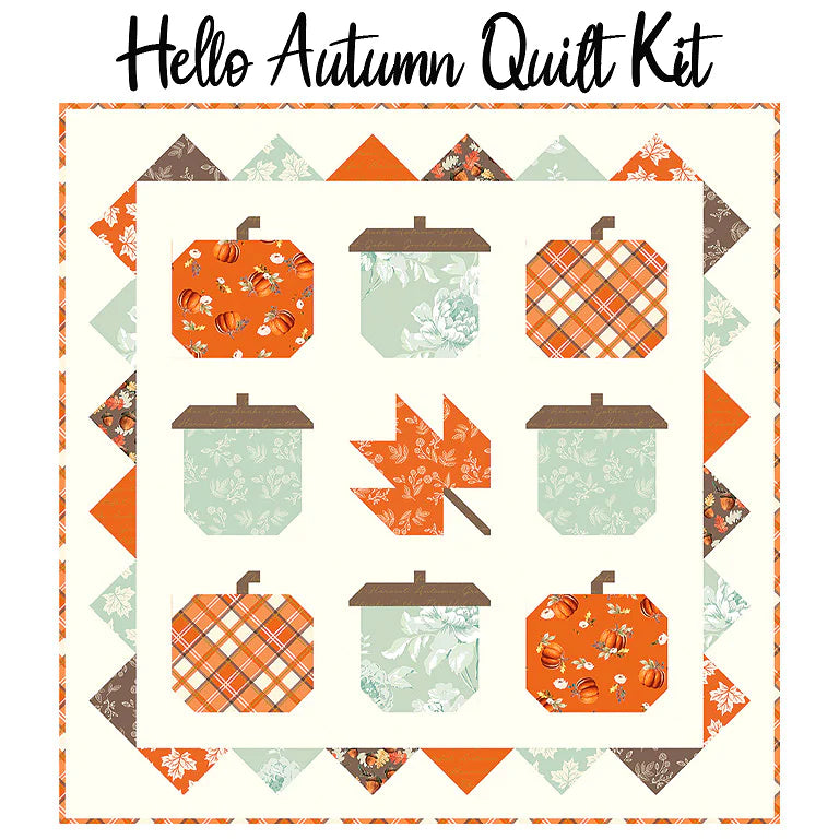 Hello Autumn Wall Hanging Quilt Kit