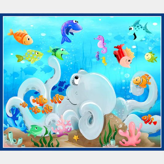 Susy Bee Under The Sea - Play Mat Multi Panel