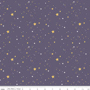 Sophisticated Halloween stars Heather by Riley Blake sold by the yard