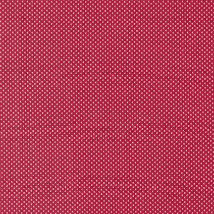 Dear Santa Mini snowballs Dots Blender, Crimson by the yard