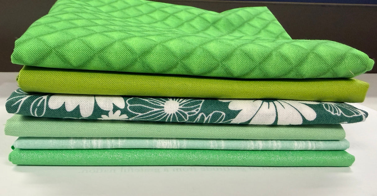 Seasonal Fat Quarter Bundle-Green Colorway
