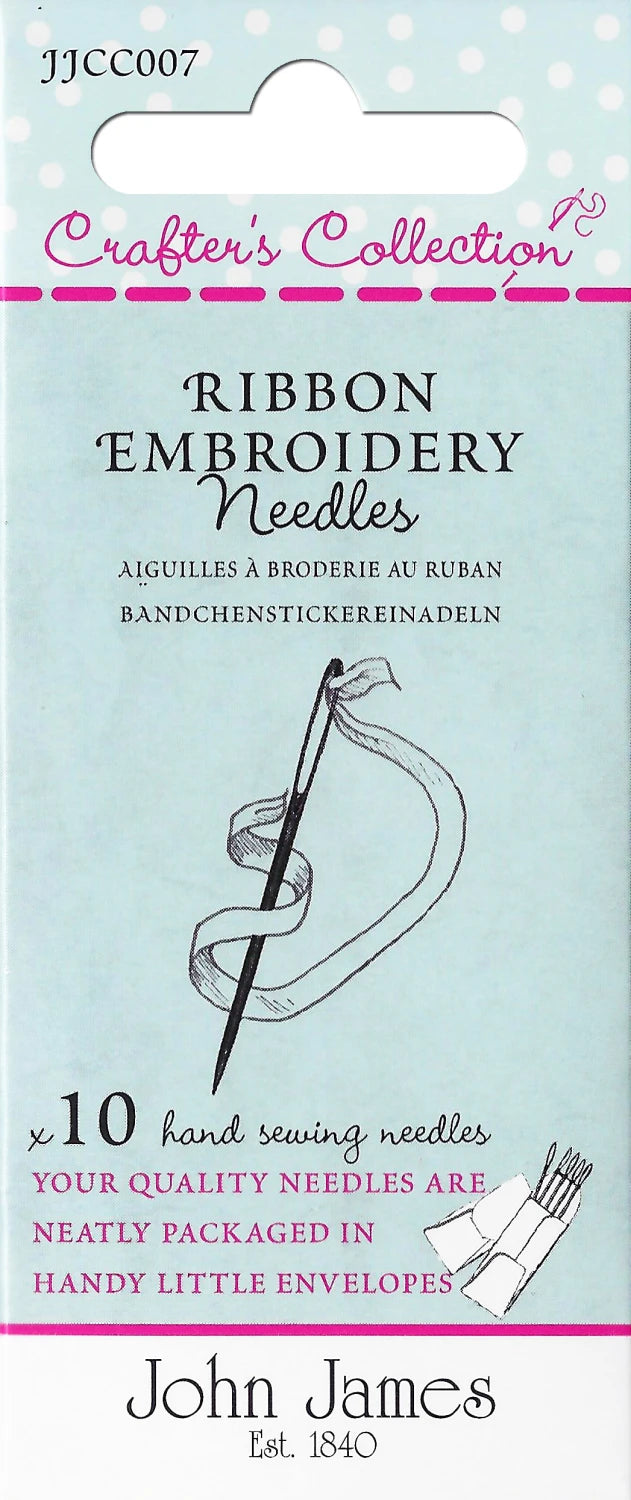 John James Crafters Collection Ribbon Embroidery 18/26