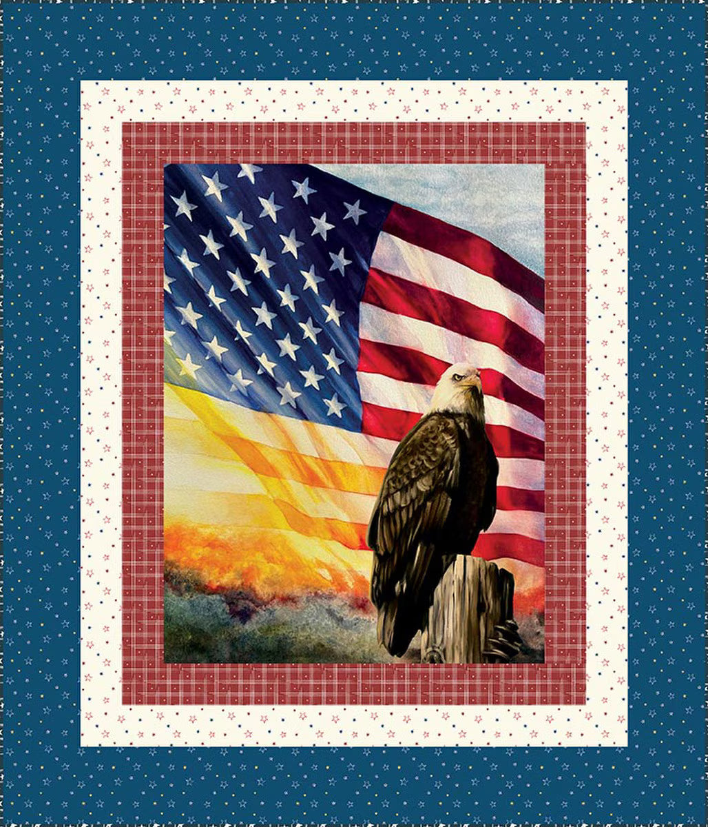 American Honor Panel Quilt Kit