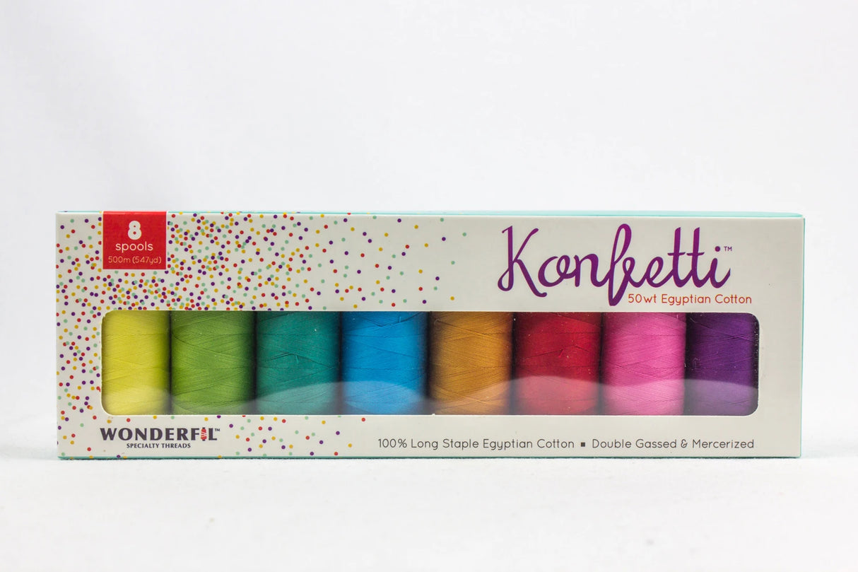Konfetti 8-Spool Thread Set Spectrum