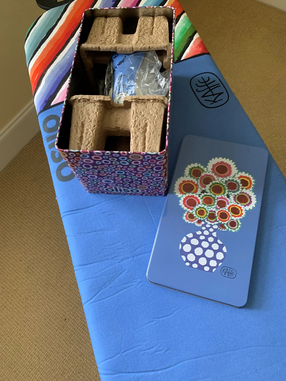 Oliso Mini Iron With Trivet Kaffe Fassett