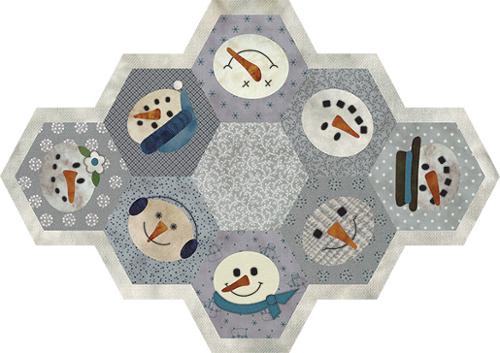Snow Buddies Table Mat Pattern
