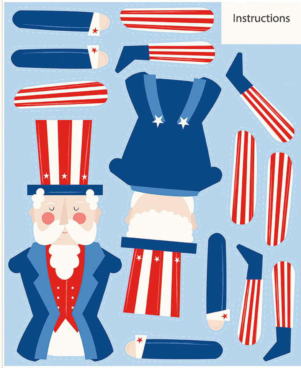 Firecracker Uncle Sam Panel from Riley Blake