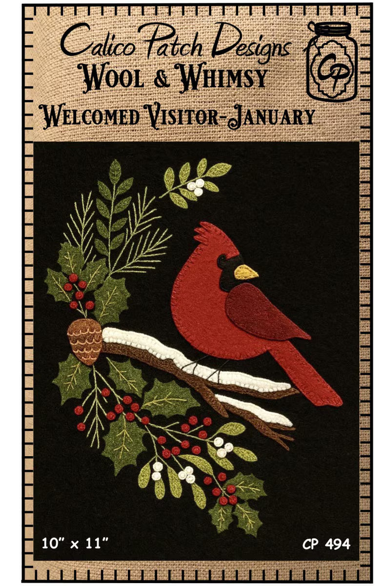Celebrate every season with our Wool Appliqué Banner of the Month Program! Starts July 2026