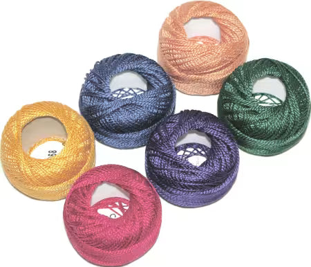 Presencia Pearl Cotton Size 8 Thread Sampler Pack Jewel