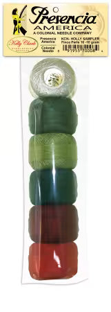Presencia, Sample Pk Holly Colors Pearl Cotton SZ8 10grm