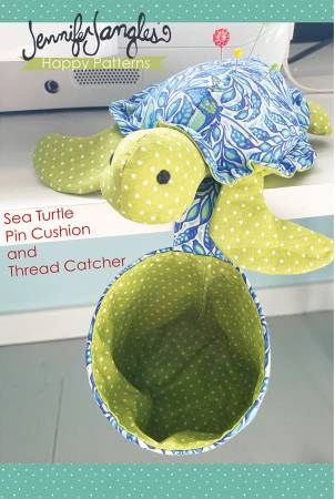 Sea Turtle Pin Cushion and Thread Catcher Pattern