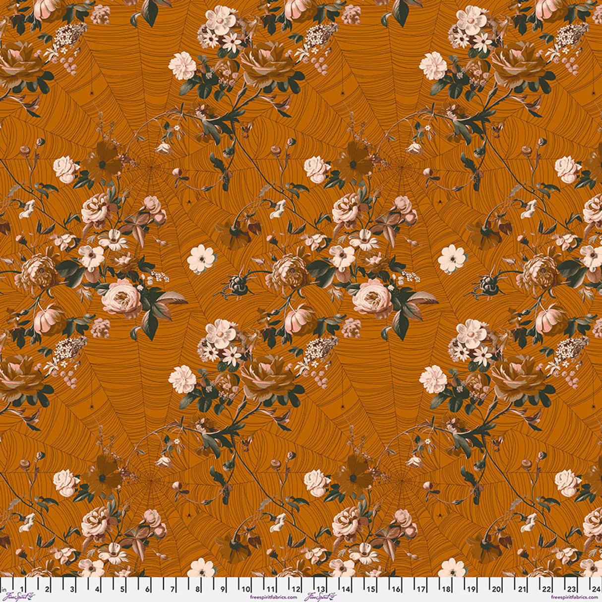 Vining - Spice || Enrapture by the yard from Guicy Guice for FreeSpirit Fabrics
