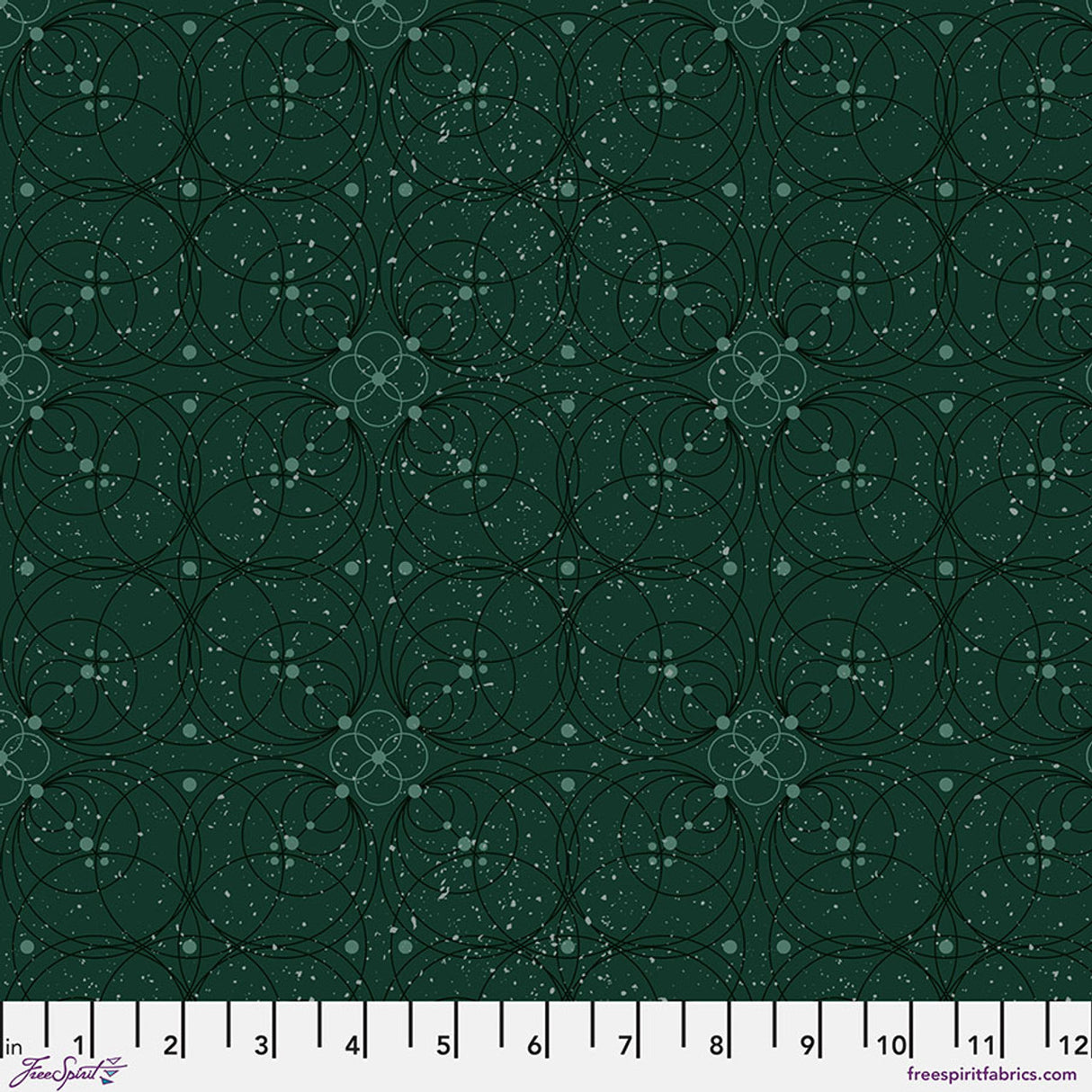 Flourish - Emerald || Enrapture by the yard from Guicy Guice for FreeSpirit Fabrics