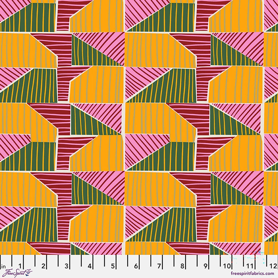 Patchwork Kites - Solar || Echoes in Colour by the yard from Kitty Mcall