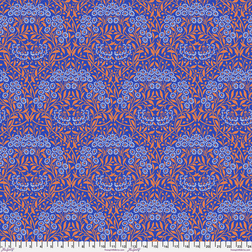 Michaelmas Daisy - Cobalt || Kaffe x Morris & Co. by the yard