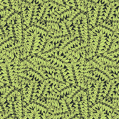 Branches - Black || Kaffe x Morris & Co. by the yard