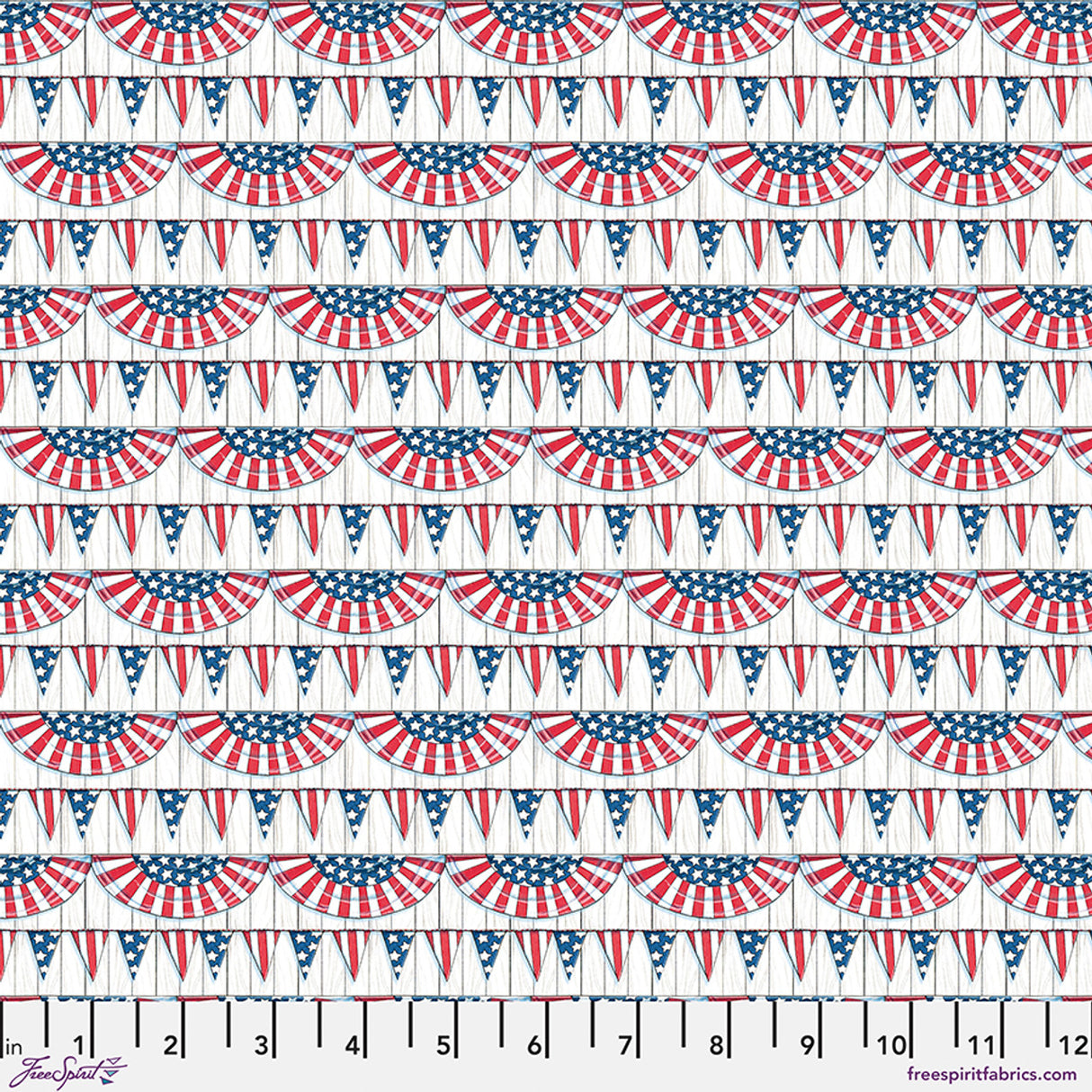 Americas Birthday Bunting - Red || Happy Birthday, America by Mary Engelbreit