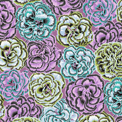 Picotee Carnations - Contrast || August 2025 by the yard Kaffe