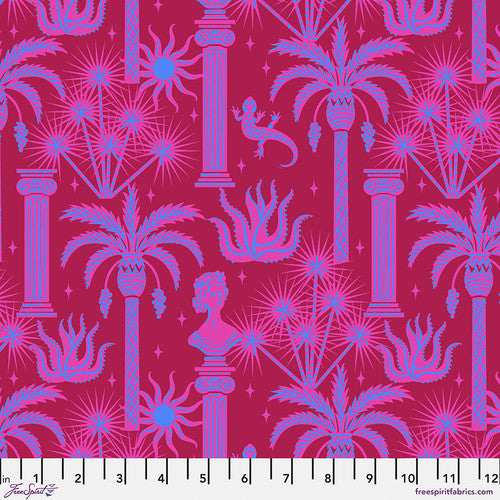 Capri - Magenta || La Dolce Vita Stacy Peterson from Freespirit, by the yard