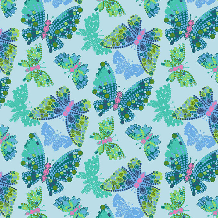 Butterfly Brooch - Sky || Market Days Stacy Peterson