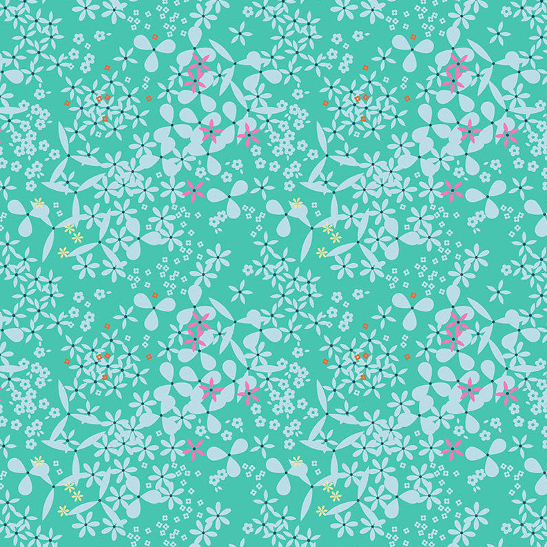Pearls - Yellow || Market Days Doodah - Aqua || Market Days