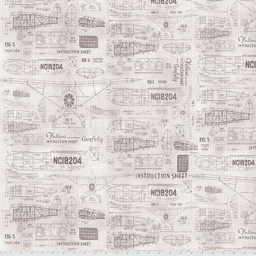 Tim Holtz, Model Airplanes - Parchment