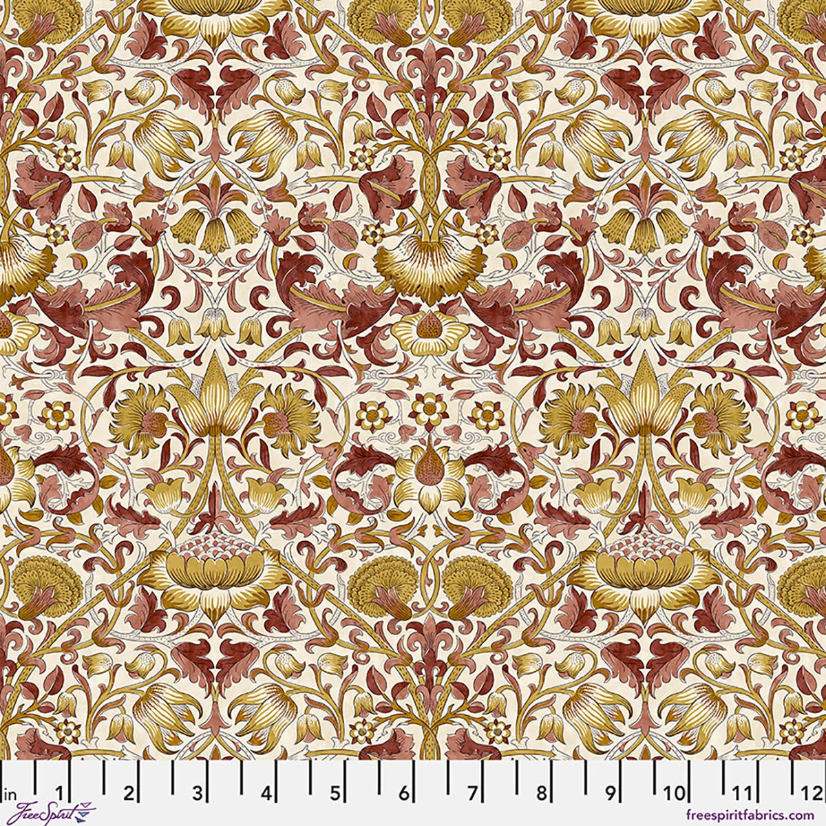 Lodden - Mulberry || Lodden, by the yard from William Morris