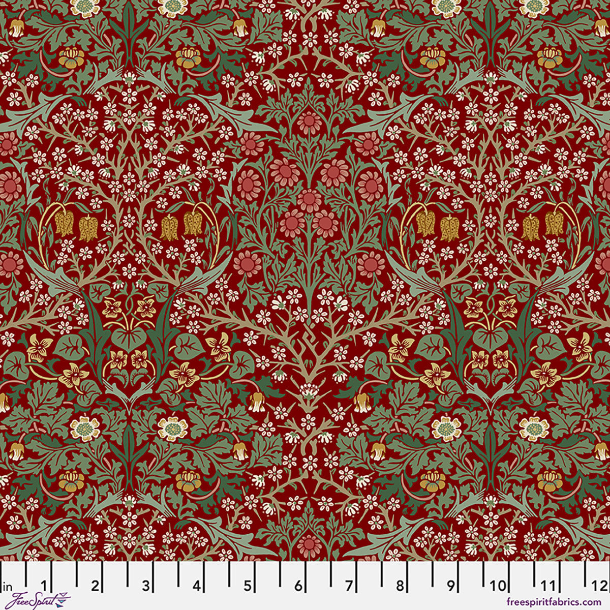 Blackthorn - Thorned Rose || Suffolk Holiday Collection by the yard