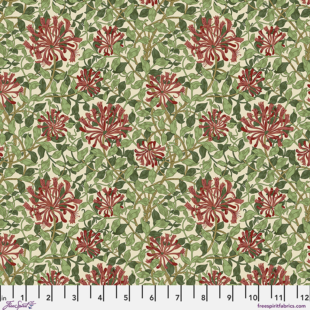 SM Honeysuckle - Madder Leaf || Suffolk Holiday Collection from the Original Morris & Co