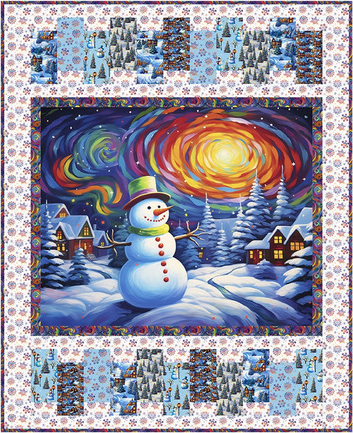 Frostykins Quilt Kit from Blank Quilting.